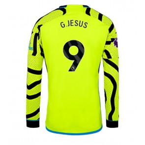 Arsenal Gabriel Jesus #9 Replika Udebanetrøje 2023-24 Langærmet